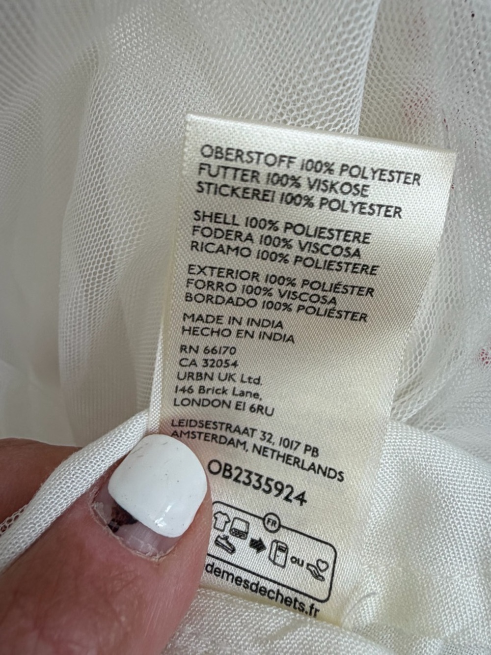 NWT XS free people sketchbook skirt White Tulle Pink red Hearts love embroidered - Picture 13 of 17